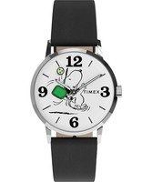 Timex Peanuts Marlin Schwarz Unisex Armbanduhr TW2Y50400