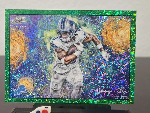 2025 Topps Cosmic Chrome Jahmyr Gibbs Base (RAW)