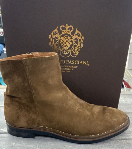 Alberto Fasciani Stivale Uomo Marrone Size Eu45 AF526 Difettato  - Picture 1 of 12