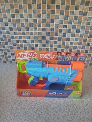 NERF ELITE JR EXPLORER BLASTER MIT 8 DARTS NEU SEALED BOXED 6+