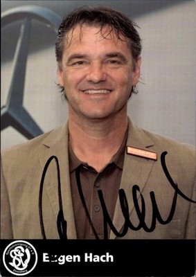 Autogrammkarte Fußballer Sportdirektor Eugen Hach, SV Elversberg... - 4913767