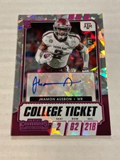 2021 PANINI CONTENDERS DRAFT JHAMON AUSBON 11/23 CRACKED ICE ROOKIE AUTO SSP G1