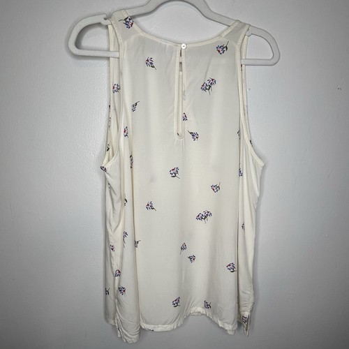 Old Navy Women's Tunic SZ XL Floral Fairy Cottagecore Relaxed Fit 100%Rayon Boho - Picture 5 of 12