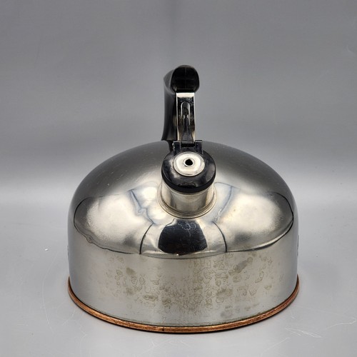 Vintage Paul Revere Ware Kupferboden Pfeifen Tee Wasserkocher Korea 3 Quart - Bild 5 von 10