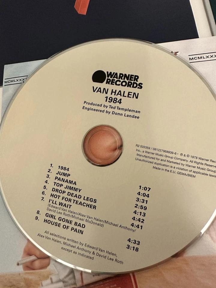 Van Halen - The Studio Albums : 1978-1984 (2013) 6-CD Box Set - Image 4 of 4