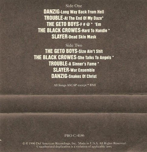 Various Artists Def American Fall Sampler cassette USA Def American Recordings - Picture 4 of 5