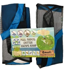 NEW! 2 Pack Animal Saving Escape Ramp for Swimming Pool, Pool Frog Escape Blue