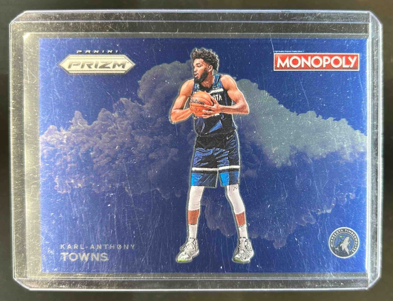 2022-23 Prizm Monopoly Karl-Anthony Towns Color Blast #CB-15 Timberwolves