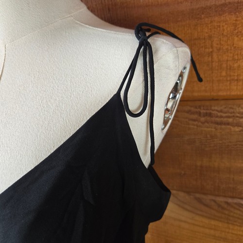 J. Crew Womens Vintage 90s Y2K Silk Babydoll Midi Slip Dress 10 Ties Whimsigoth - Picture 3 of 12