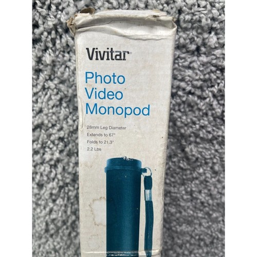 Vivitar Photo Video Einbeinstativ mit Koffer 28mm 67" - Bild 5 von 13
