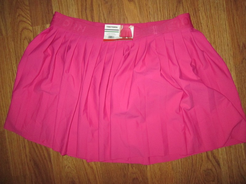 Womens TRETORN athletic tennis skort skirt built n spandex shorts M md Med NWT