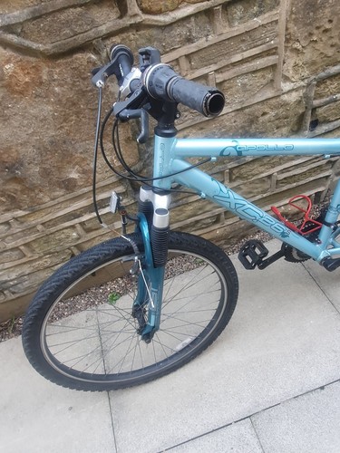Apollo XC26 S Girls Womens Mountain Bike Everyday Rider 26" Light Blue Used Rare - Picture 18 of 18