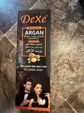 Dexe Black Hair Dye Shampoo 420 Ml Hair Color Shampoo for Gray Hair Black Hair