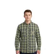 Carhartt FR Men's Sour Apple Shirt Rugged Flex Original Fit Plaid L/S S366 
