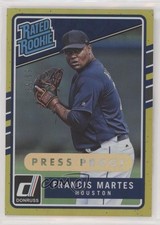 2017 Chronicles Donruss Rated Rookies Press Proof Gold 14/99 Francis Martes 0bk