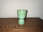 VINTAGE  1940s Fire King Jadite Green Milk Glass Double Sided Egg Cup