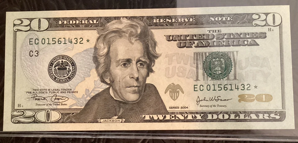 $20 2004 1 EC/* BLOCK (w) PHILADELPHIA P-4 GEM UNCIRCULATED STAR OPQ 69 - Image 2 of 3