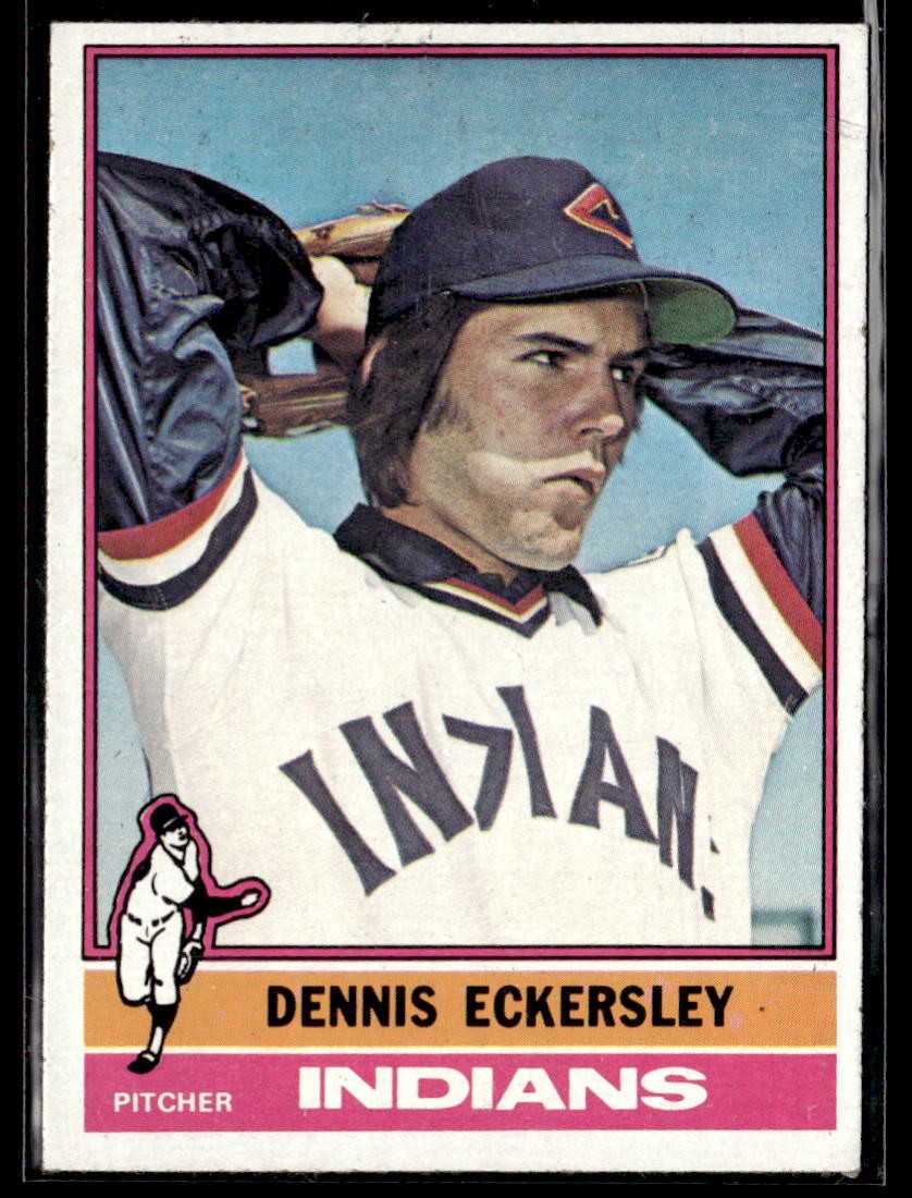 Dennis Eckersley #98 Baseball Cards 1976 Topps trading card — raw and PSA graded price guide