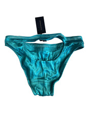 NWT Kiki De Montparnasse Seaglass Green Expose Silk Pantie XS 150