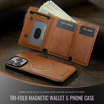 H Magnetische PU Leder Wallet Handyhülle Mit Ständer Abnehmbar Schutzhülle Hülle
