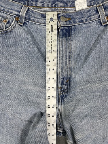 Vintage Levis Jeans Womens 16 Blue 550 Relaxed Tapered Light Wash Made USA 1998 - Picture 4 of 11