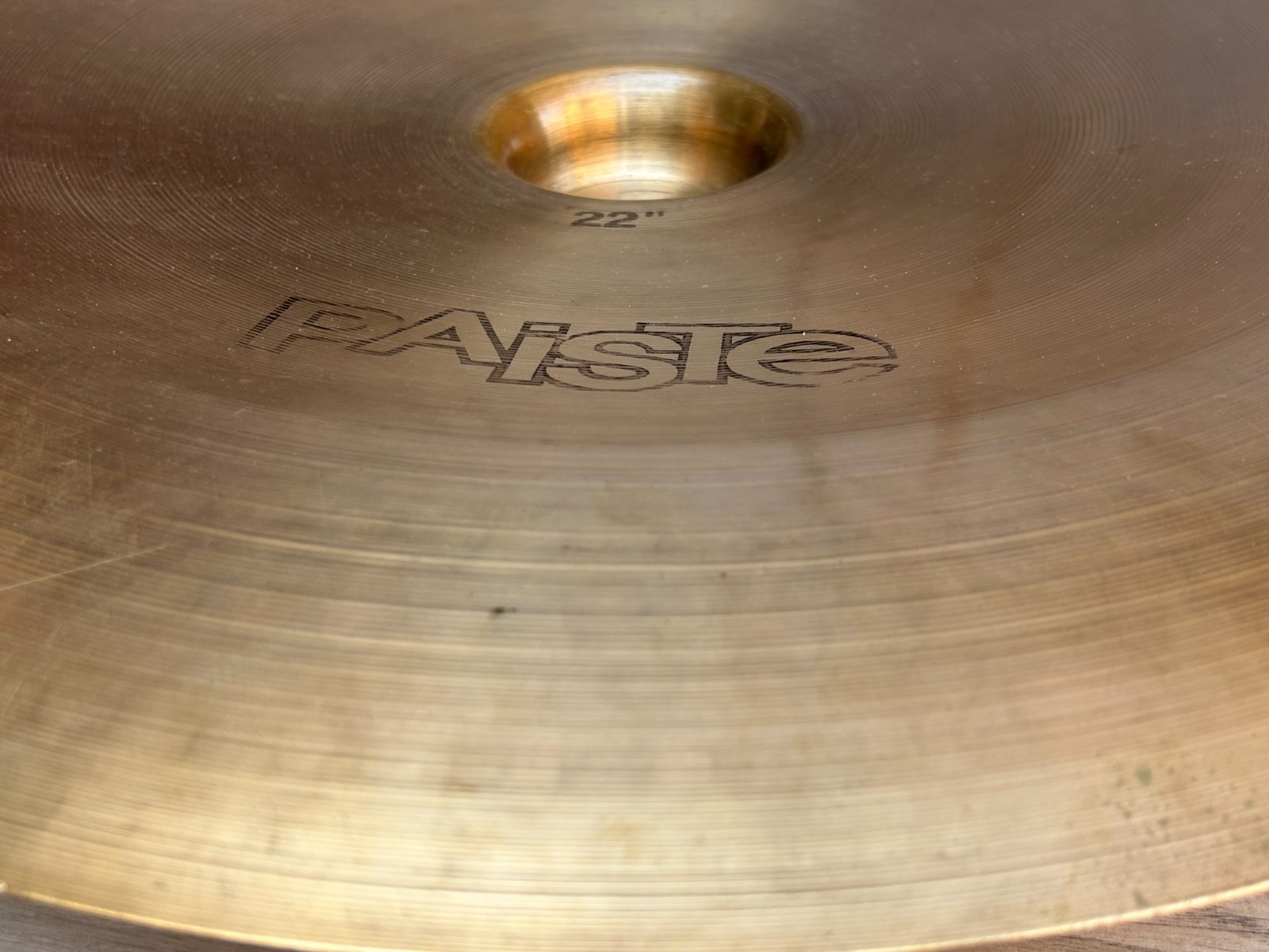 Vintage Paiste 2002 22" China Type Cymbal Black Label Made in Switzerland photo 6