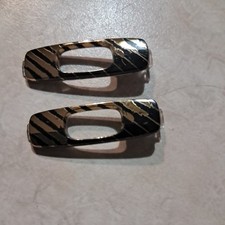 Authentic Oakley Batwolf Replacement "O" Icons-EMBLEMS- Logos gold black rip