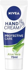 NIVEA Aloe Vera Hand Cream 75ml, 24H Moisturising for Dry Cracked Hands UK