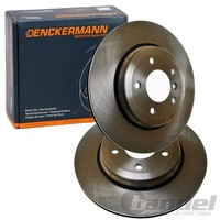2X Denckermann Bremsscheiben 320Mm BelÜFtet Hinten Passend FüR BMW 3