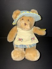Teddy Bear Spring Dress Outfit Walmart Stores Toy Plush Stuffed Animal 16” Hat
