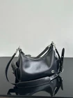 Coach CAM20 Pocket Juliet Bag 30 Handbag Shoulder Bag Leather Black Women Outlet