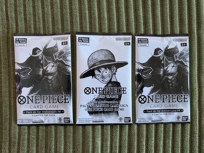 One Piece 3. und 1. Geburtstag Promo Booster Set DE Neu Versiegelt