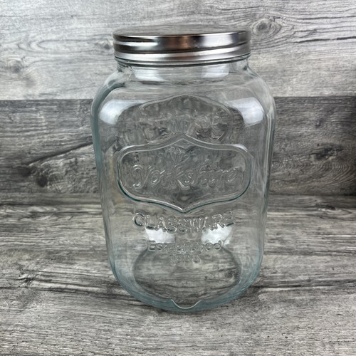 One Gallon Yorkshire Glassware Lidded Glass Storage Jar container - Extra Large - Picture 1 of 6