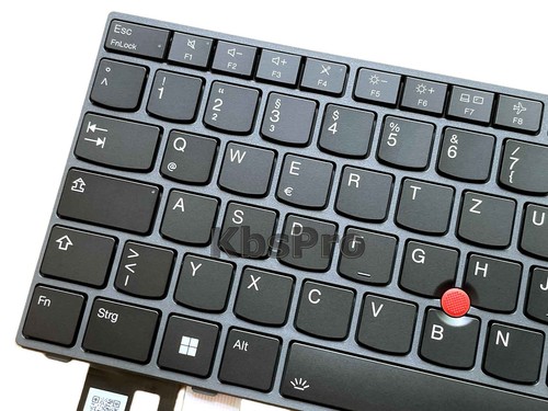 Tastiera tastiera retroilluminata tedesca per Lenovo ThinkPad T14 Gen 3, T14 Gen 4 QWERTZ - Foto 6 di 9
