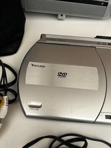 VENTURER Car Headrest Portable DVD Player With Dual Screens PVS1960 Working - Picture 3 of 18