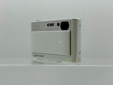 Sony Cyber-shot DSC-T20 White Tested Works LCD Damage Battery Charger 8160