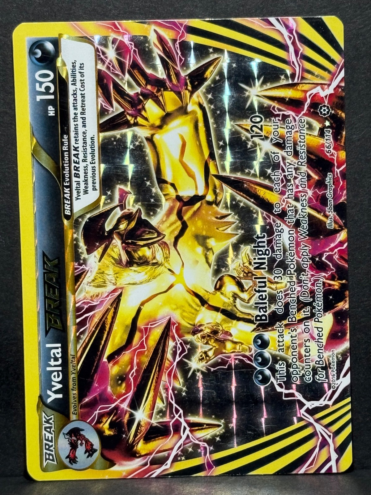 Yveltal BREAK 66/114 XY - Steam Siege Holo LP