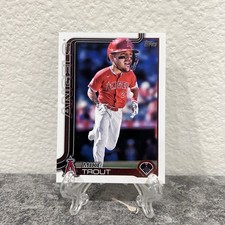 2025 Topps Series 1 Celebration Mike Trout Big Head SSP Angels #200