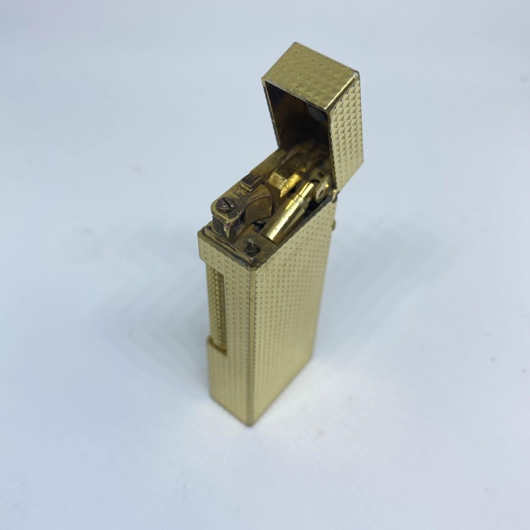 dunhill 24163 US PATENTED lighter gold swiss | eBay
