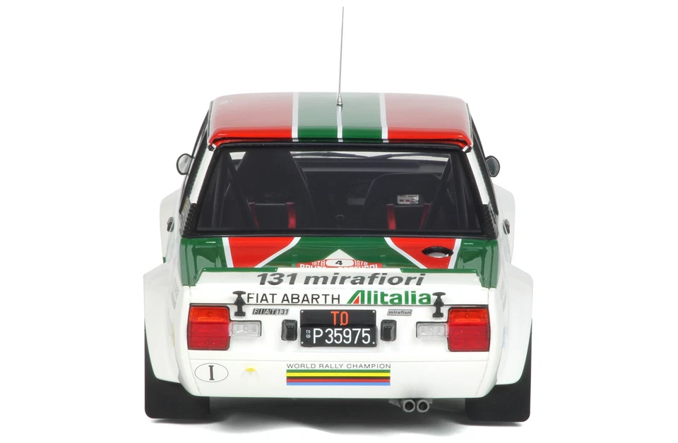 OTTOMOBILE FIAT 131 ABARTH 1:12 RALLY PORTOGALLO 1978 MINT IN BOX no 1:18 - Immagine 2 di 4