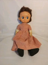 RARE Vintage J Swedlin Inc Walt Disney's Mary Poppins Rubber Face Character Doll