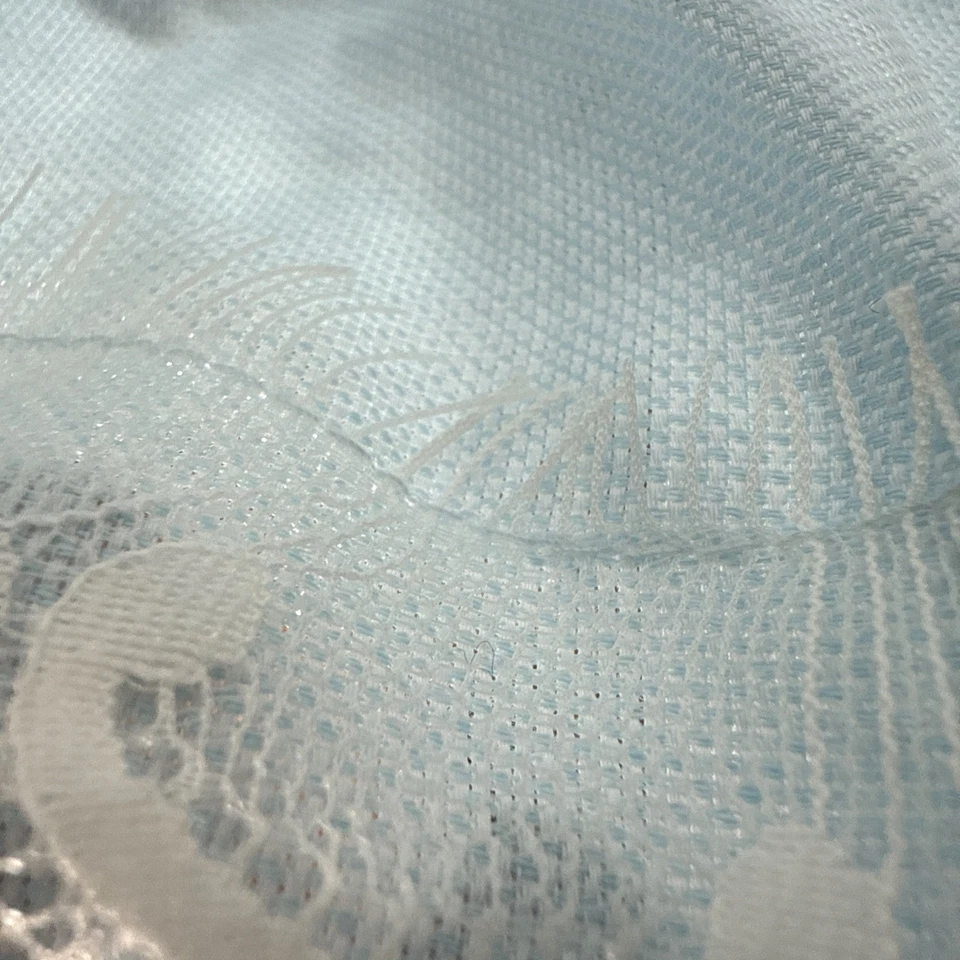 NWT Girls Phi Clothing Super cute Light Blue Dress Size 12 Lace Flutter Sleeves - Image 3 of 4