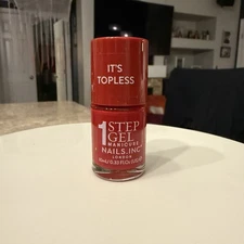 Nails INC, London It's Topless 1 Step Gel Nail Polish - Kendall 0.33 Oz New