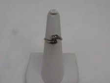 Vintage Sterling Silver Twist Swirl Design Band Style Ring Sz 5.5 316