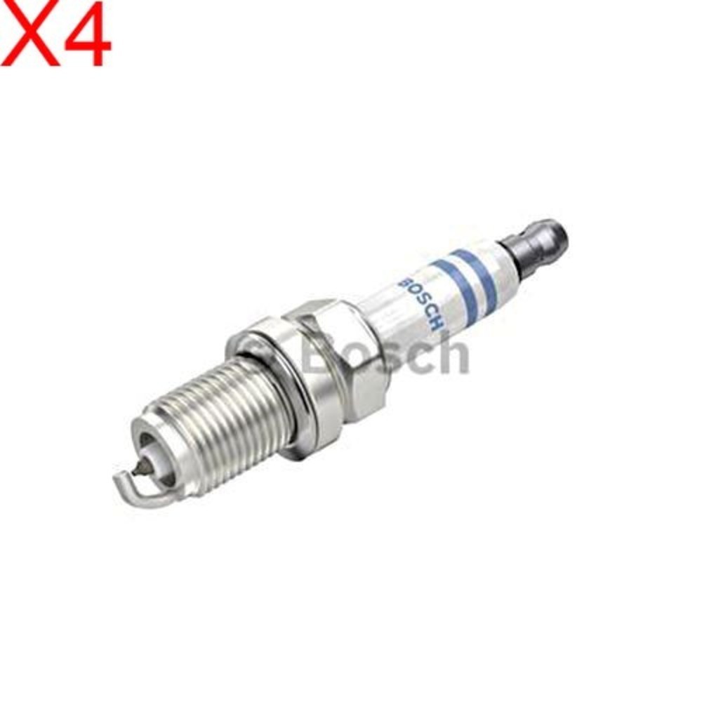 BOSCH Spark Plug x4 Petrol For AUDI R8 A1 8X1 8Xf SEAT SKODA VW 1.8-5.2L 2004-