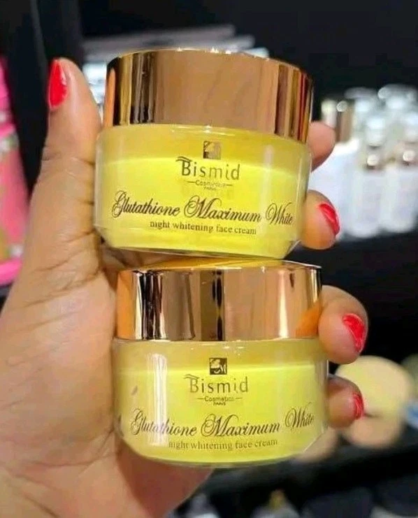 X1 Bismid Glutathion Maximum White Night Face Cream For 💯 Perfect Result 50g