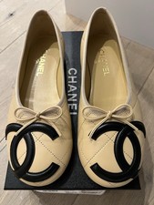 Chanel 26M Coco Beach Cambon Beige Black CC X...