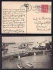 PHILIPPINES 1937 Shell Oil ADVERTISING Postcard to Barrie Canada