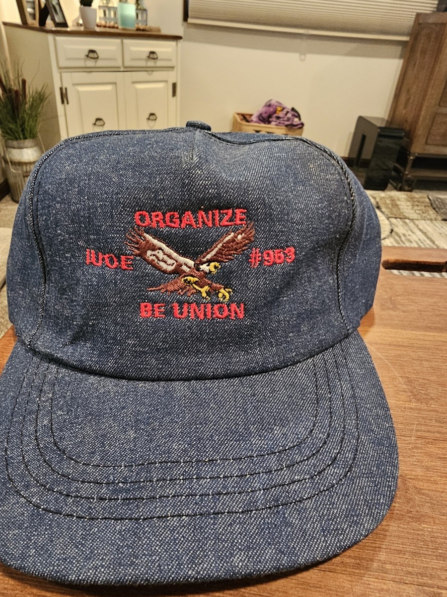 Vintage Denim Union Made Hat Cap Snapback Eagle Iuoe 963 | eBay display picture 2