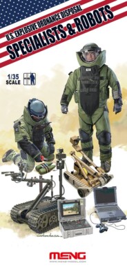 Meng Model (HS-003) 1:35 US Explosive Ordnance Disposal Specialists and Robots
